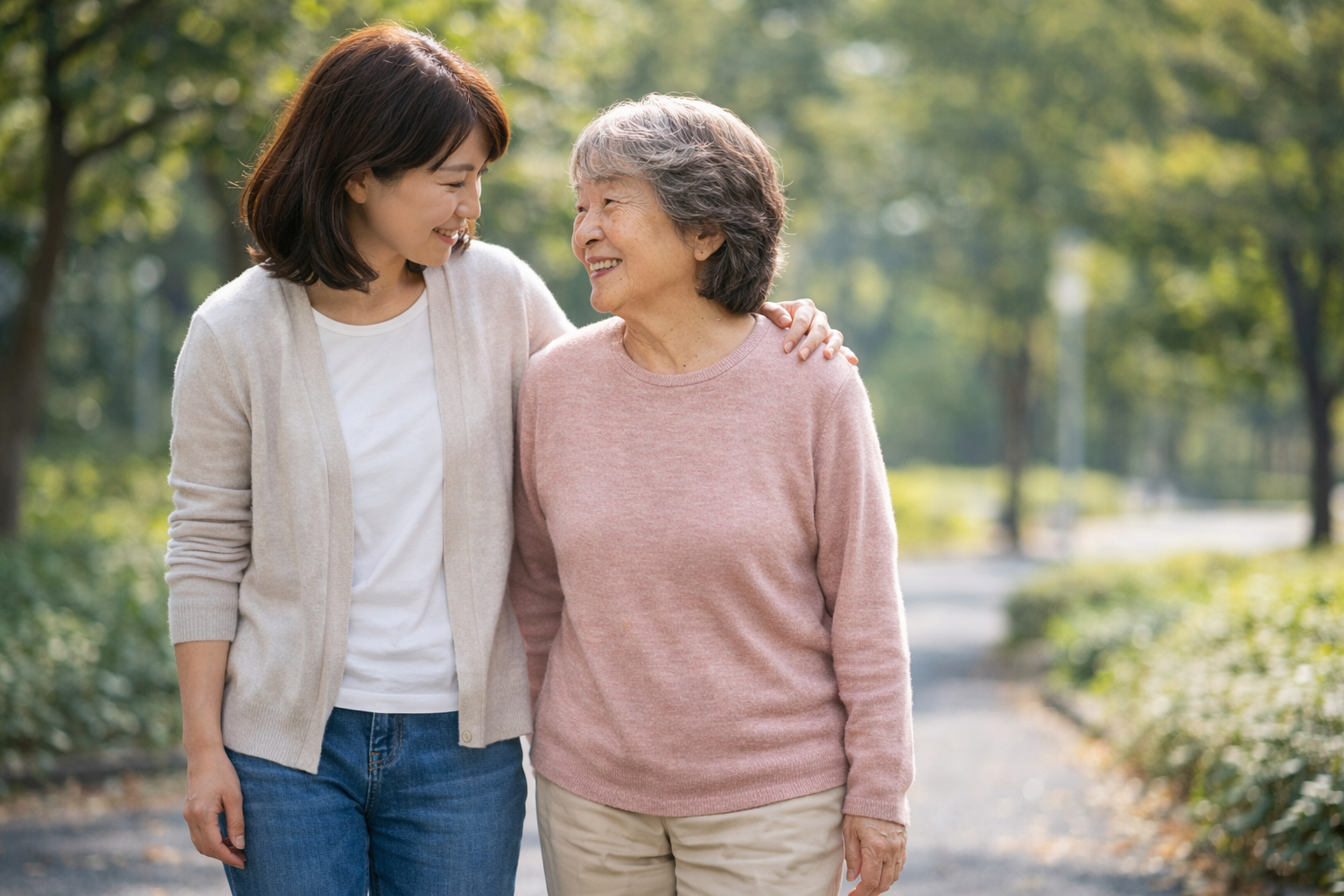 小さな一歩が母と自分の笑顔につながるよ