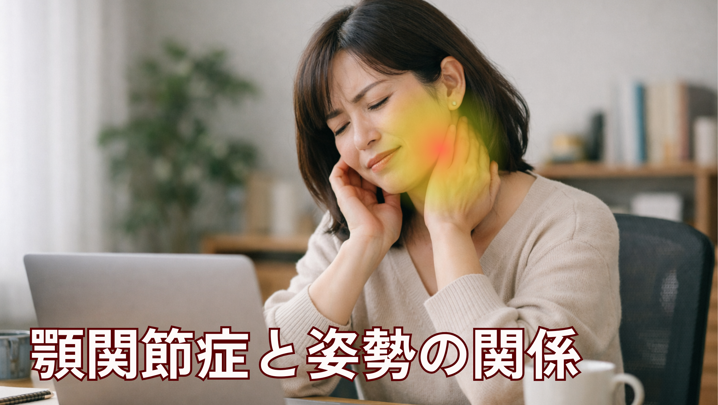 顎関節症と姿勢の関係|悪い姿勢が原因?体験談と研究から考える改善のヒント