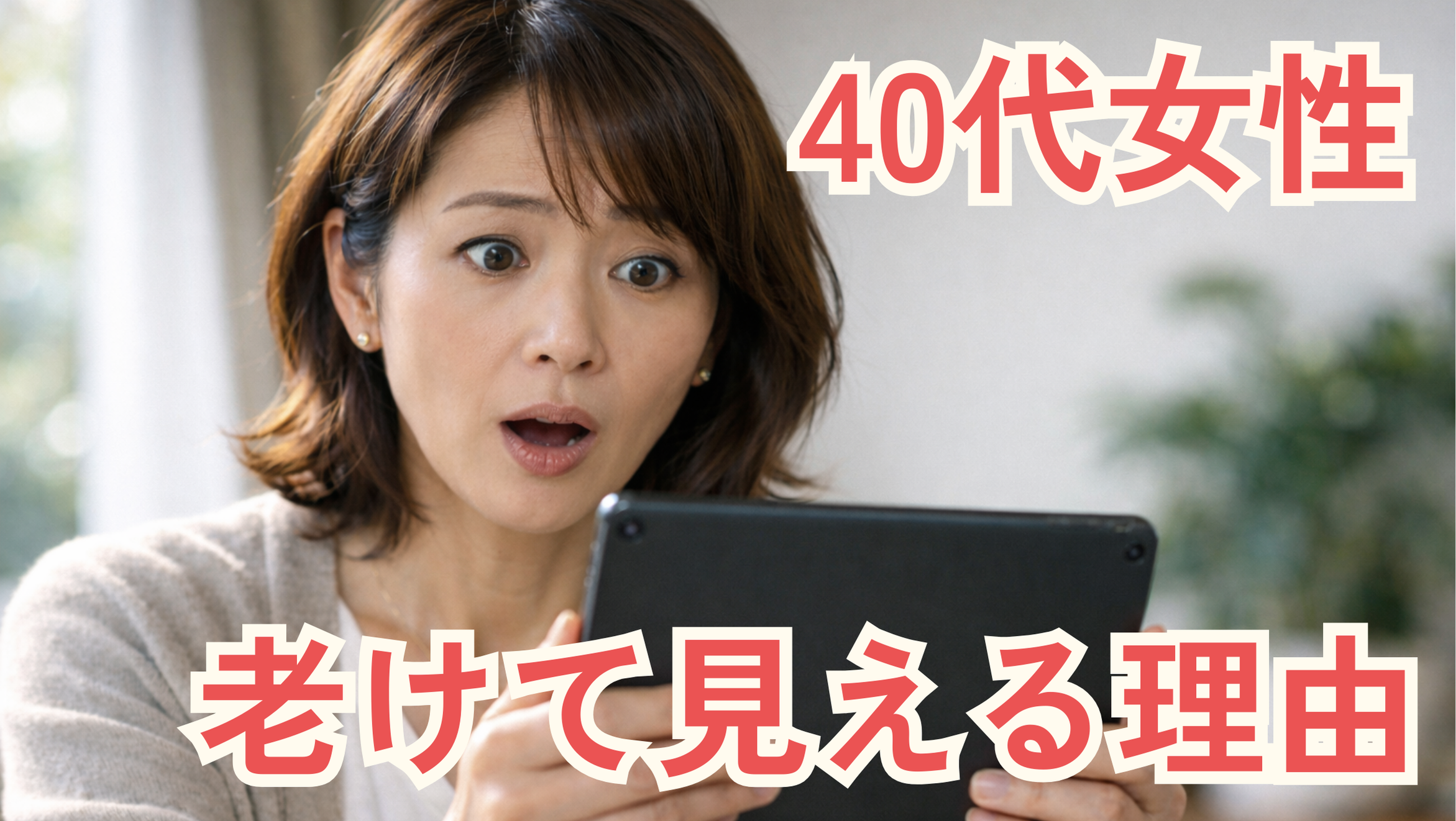 40代後半で老けて見える理由は？ホルモン変化と生活習慣を棚卸しして、今日から整える方法
