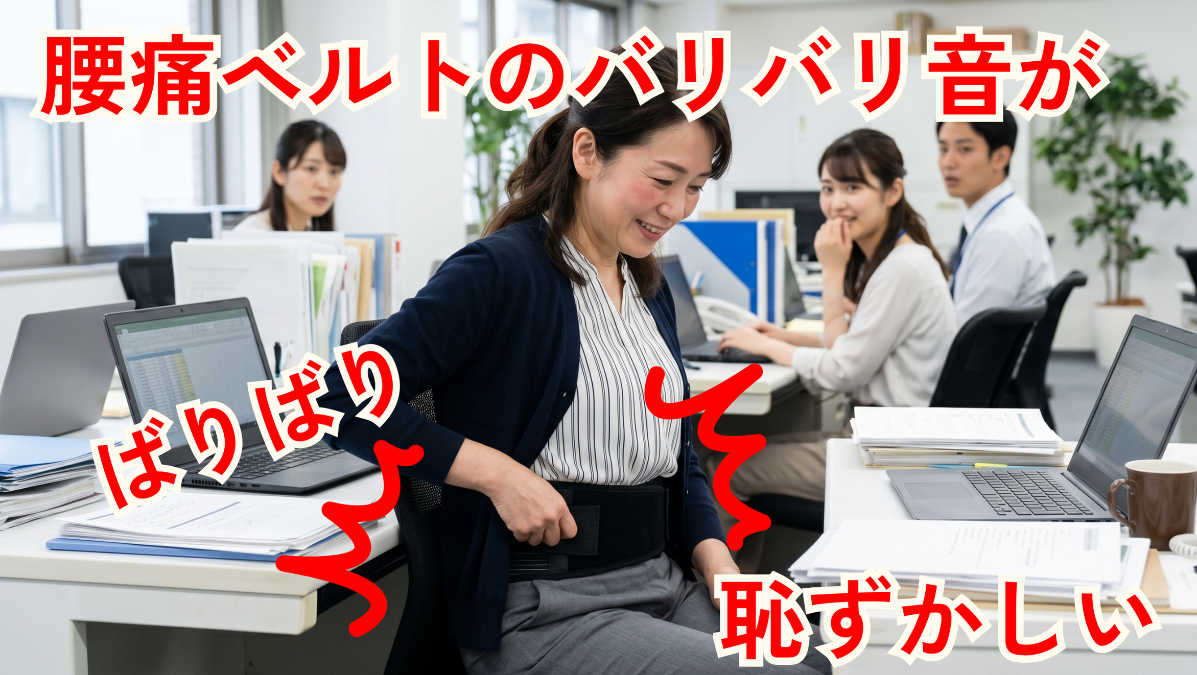 腰サポーターのバリバリ音が恥ずかしい？静かに使うための選び方と対策ガイド