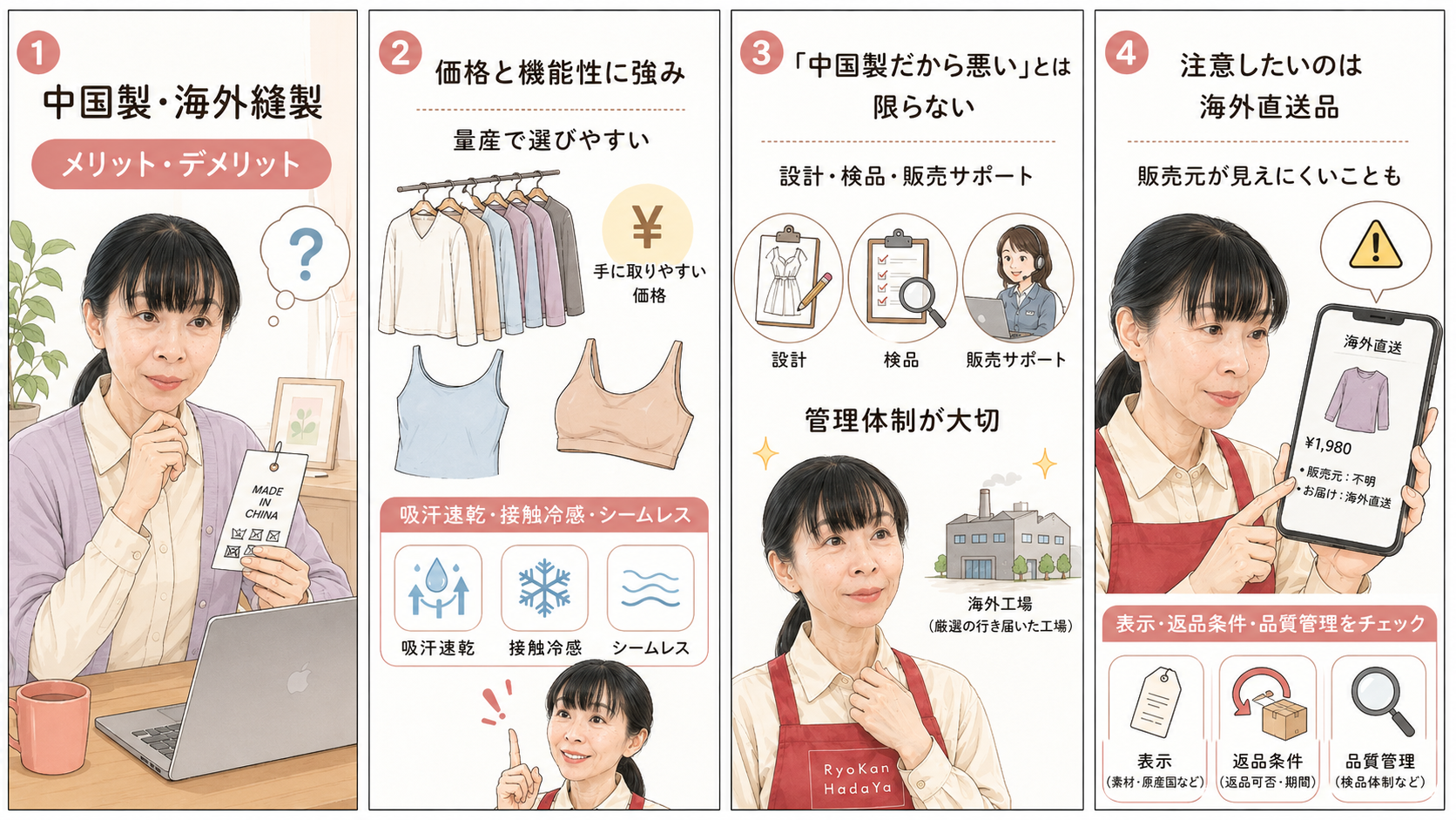 良感肌屋店長が紹介『日本製と海外製、それぞれの強みと注意点』