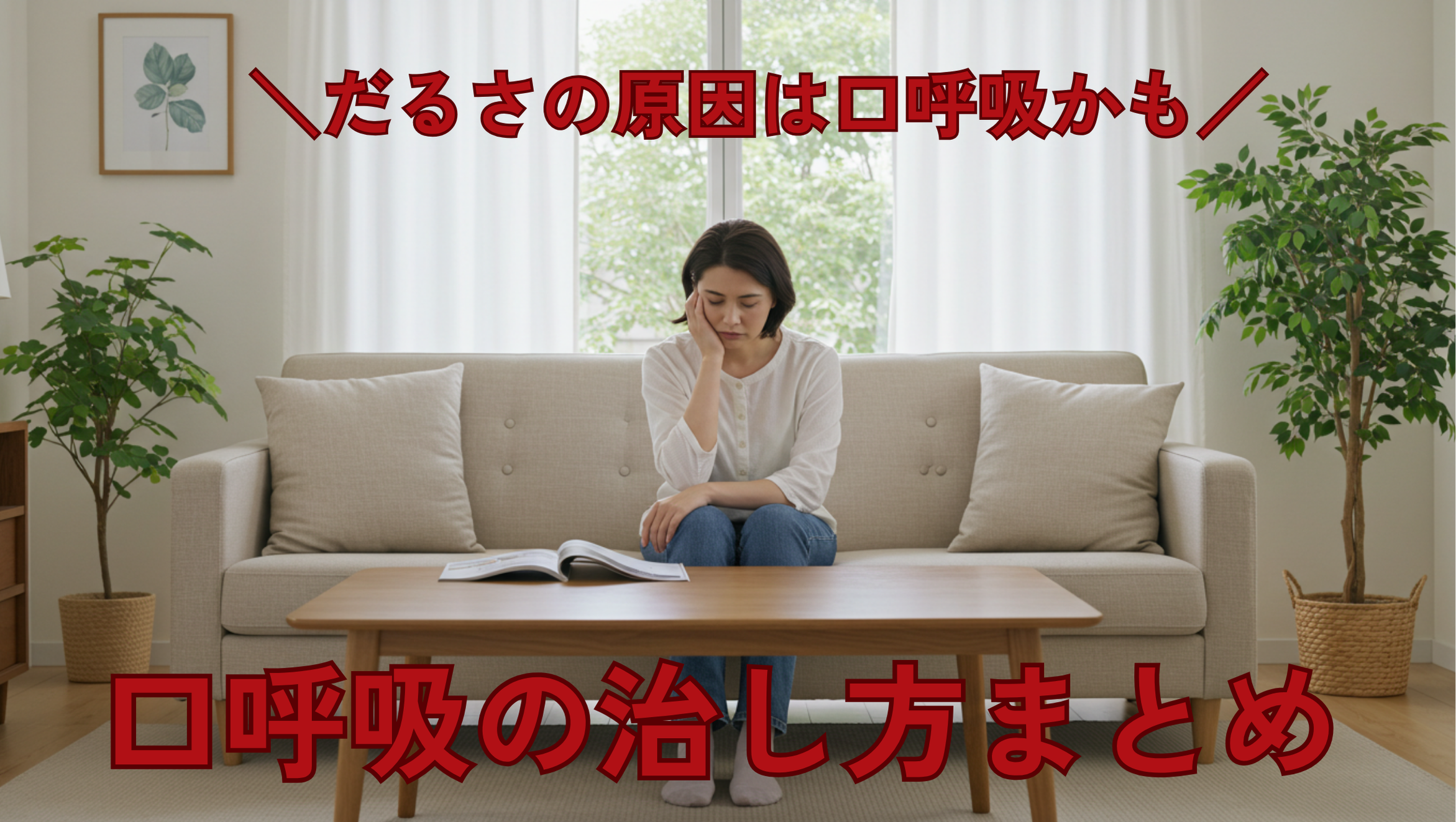 そのだるさ、口呼吸かも？初心者でもできる口呼吸の治し方まとめ