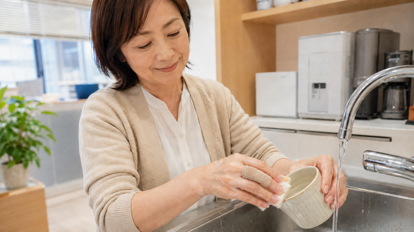 事務職でも意外に水仕事が多い