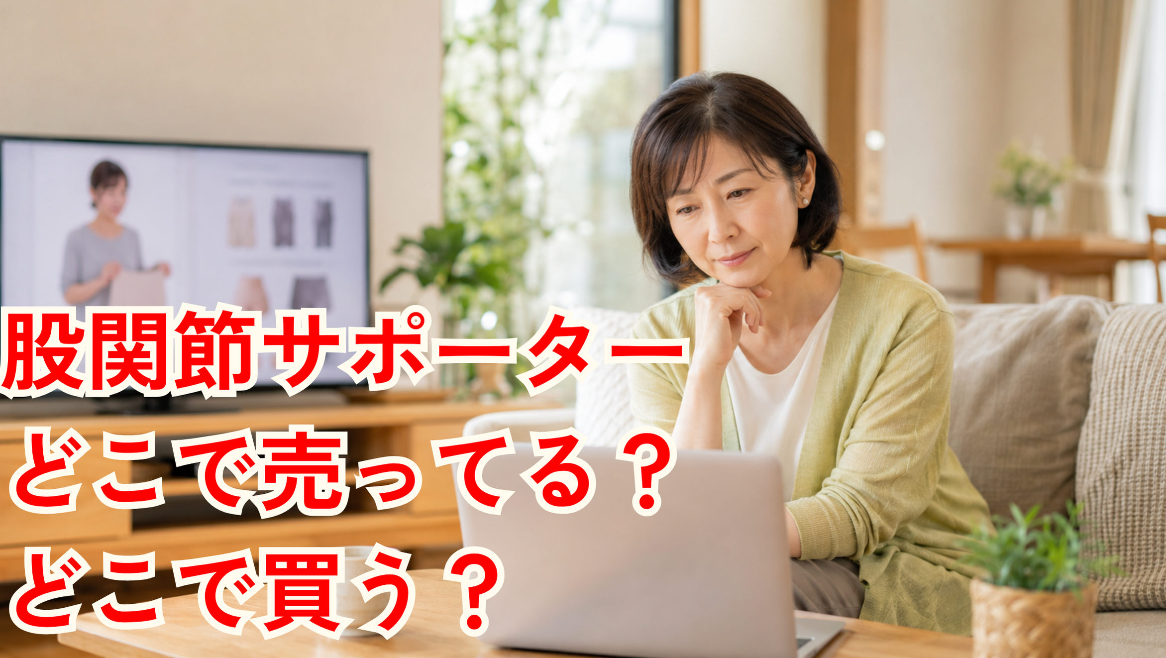 股関節サポーターはどこで売ってる？ 市販と通販の違い・失敗しにくい選び方