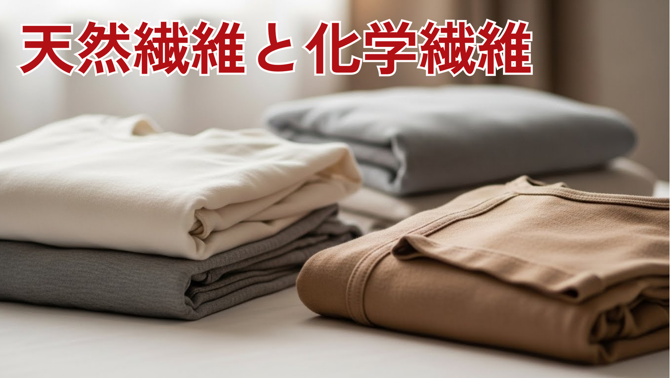 天然繊維と化学繊維の違いとは？メリット・デメリットを価格と暮らし目線で正直に解説
